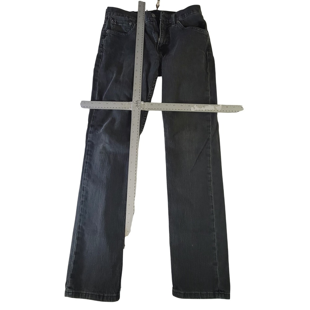 Levi's 511 Slim Fit Jeans Mens 29x31 Washed Black Denim Pants